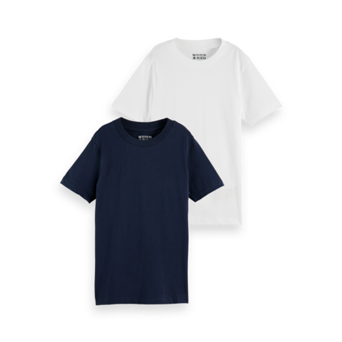 Scotch & Soda 2er-Pack T-Shirts mit normaler Passform und Rundhalsausschnitt xSBDIYoDjagCvPKCx2YexQ==